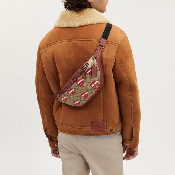 NWT Coach Outlet Coach X Tom Wesselmann Warren Belt Bag In Signature Canvas - Picture 5 of 6